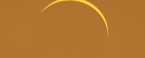 Simulation de l‘éclipse vue depuis l'observatoire
