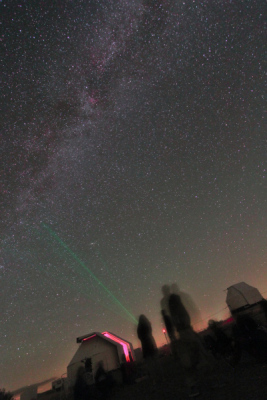 Repérage des constellations au laser