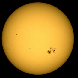 Groupe de taches solaires NOAA 2192