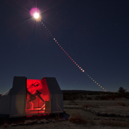 Chapelet de l'éclipse totale de Lune