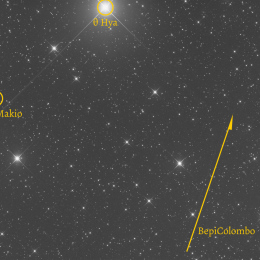 BepiColombo et (4904) Makio