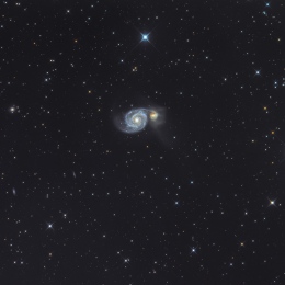 M 51, la galaxie des chiens de chasse