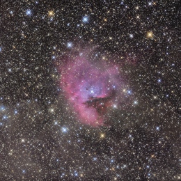 NGC 281, la nébuleuse Pacman