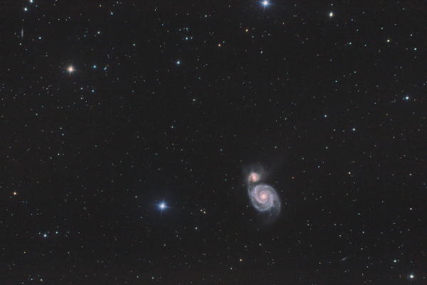 M 51, la galaxie des chiens de chasse