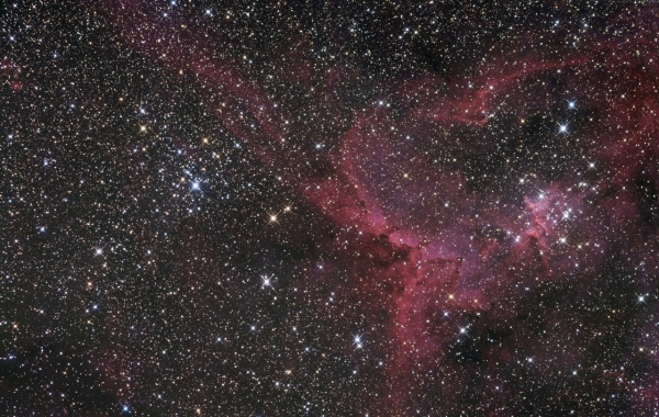 IC 1805, la nébuleuse du cœur