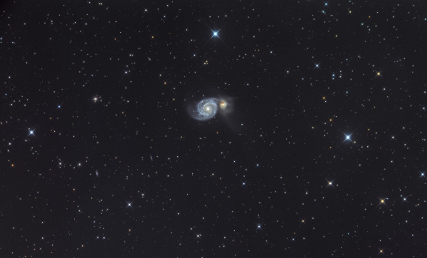 M 51, la galaxie des chiens de chasse