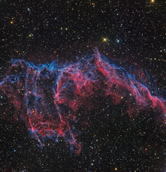 NGC 6992, la grande dentelle du Cygne