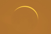 Simulation de l‘éclipse vue depuis l'observatoire
