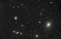 M 49 + NGC 4535 + NGC 4526