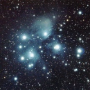 M 45, l'amas des Pléiades